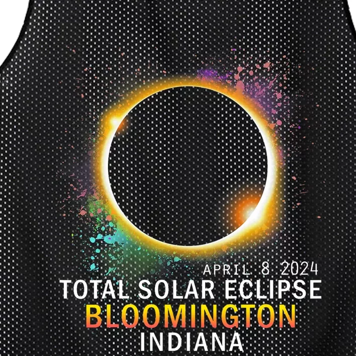 Bloomington Indiana Total Solar Eclipse April 8 2024 Mesh Reversible 