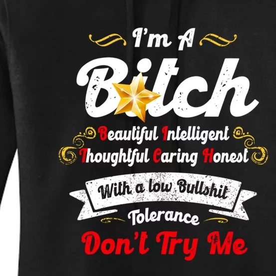 Beautiful Intelligent Thoughtful Caring Honest Women's Pullover Hoodie