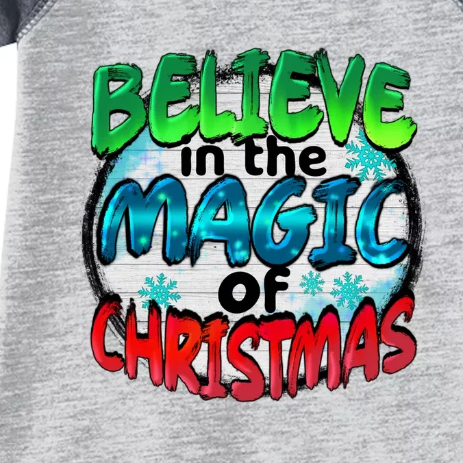 Believe In The Magic Of Christmas Infant Baby Jersey Bodysuit