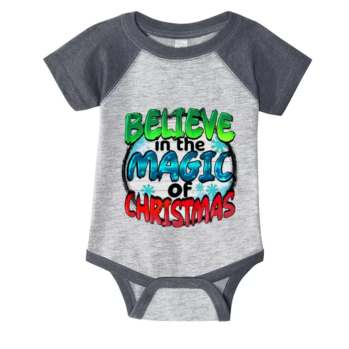 Believe In The Magic Of Christmas Infant Baby Jersey Bodysuit