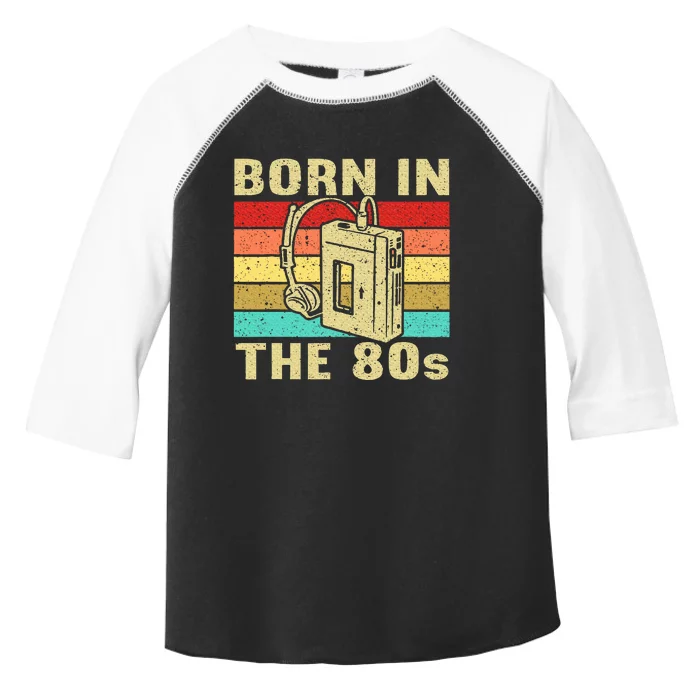 Born In The 80s Born In Eighties Toddler Fine Jersey T-Shirt