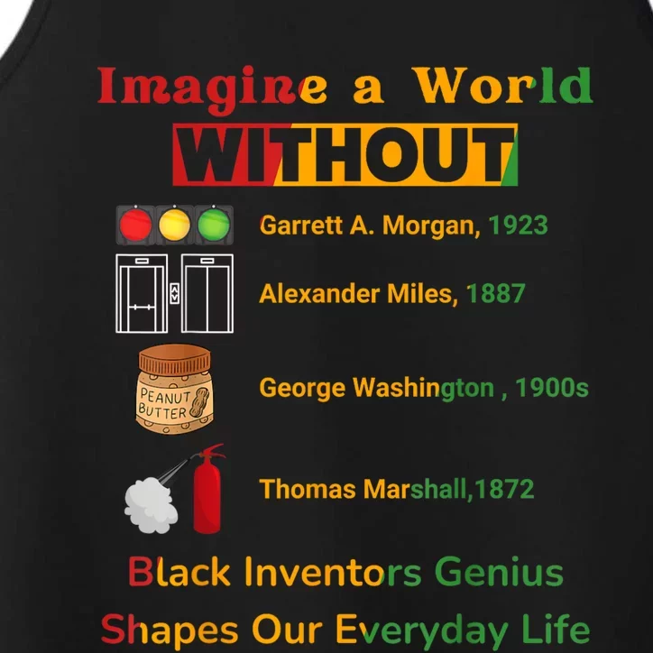 Black Inventors Their Timeless Contributions Black History Performance Tank