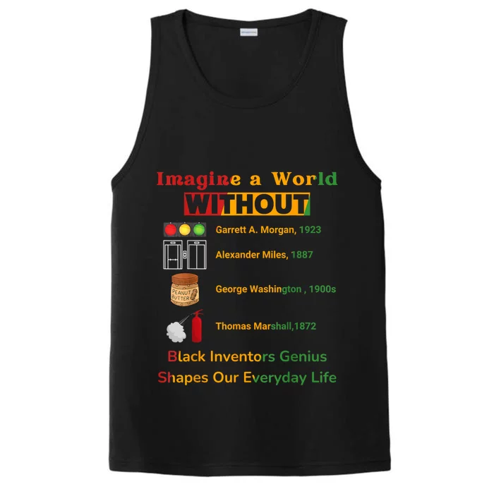 Black Inventors Their Timeless Contributions Black History Performance Tank