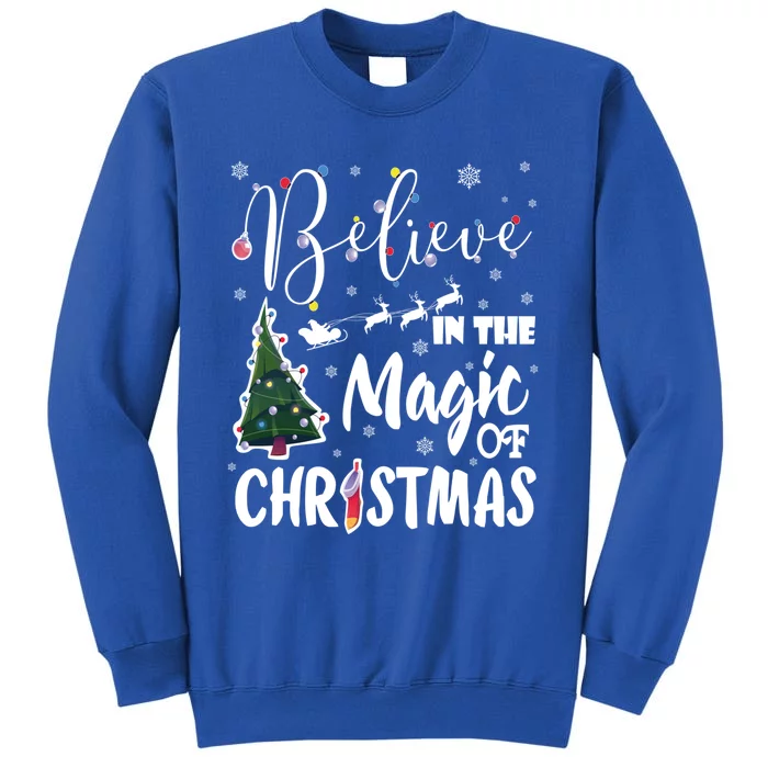 Believe In The Magic Of Christmas Gift Tall Sweatshirt