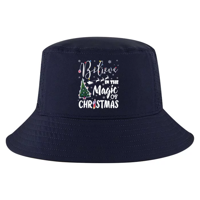 Believe In The Magic Of Christmas Gift Cool Comfort Performance Bucket Hat