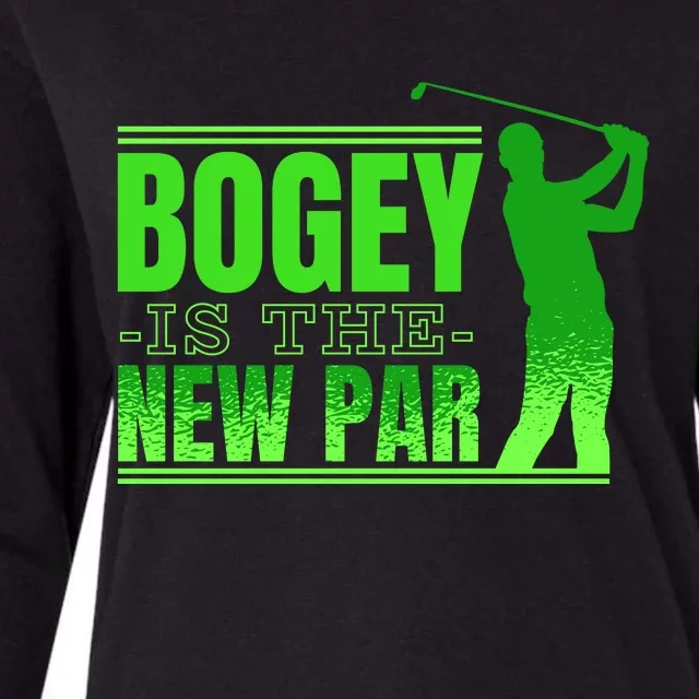 Bogey Is The New Par Funny Golfer Golf Golfing Womens Cotton Relaxed Long Sleeve T-Shirt