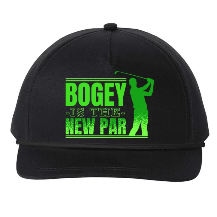 Bogey Is The New Par Funny Golfer Golf Golfing Snapback Five-Panel Rope Hat