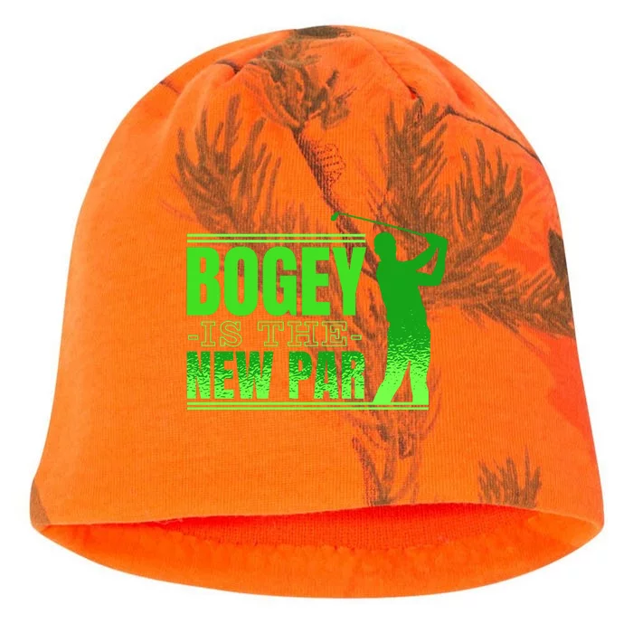 Bogey Is The New Par Funny Golfer Golf Golfing Kati - Camo Knit Beanie