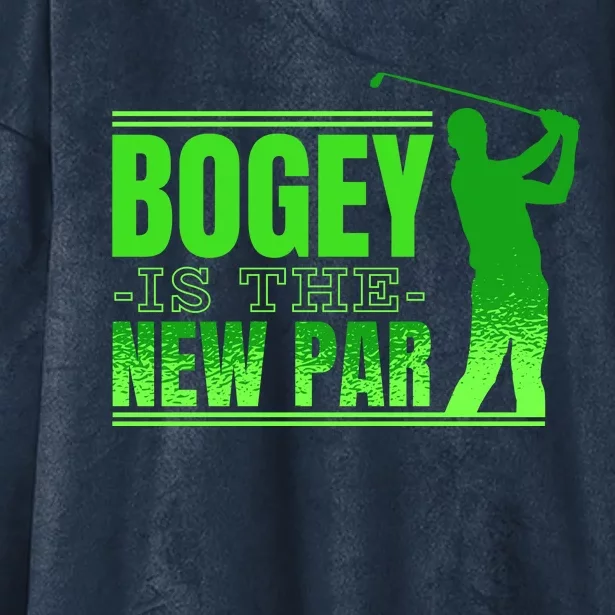 Bogey Is The New Par Funny Golfer Golf Golfing Hooded Wearable Blanket