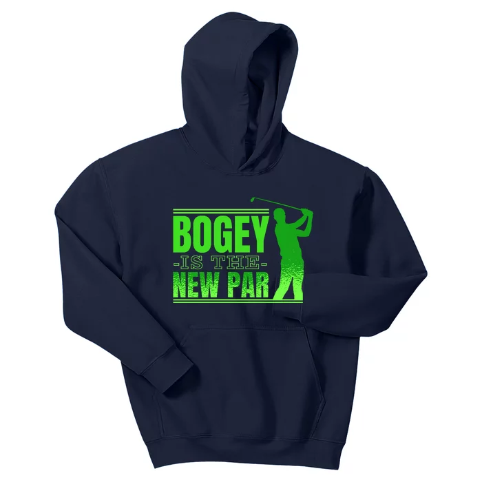 Bogey Is The New Par Funny Golfer Golf Golfing Kids Hoodie