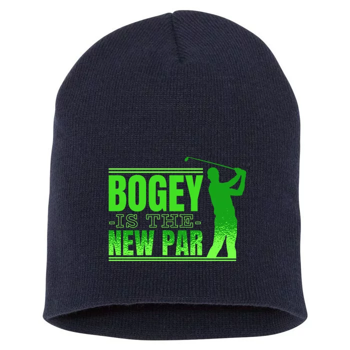 Bogey Is The New Par Funny Golfer Golf Golfing Short Acrylic Beanie