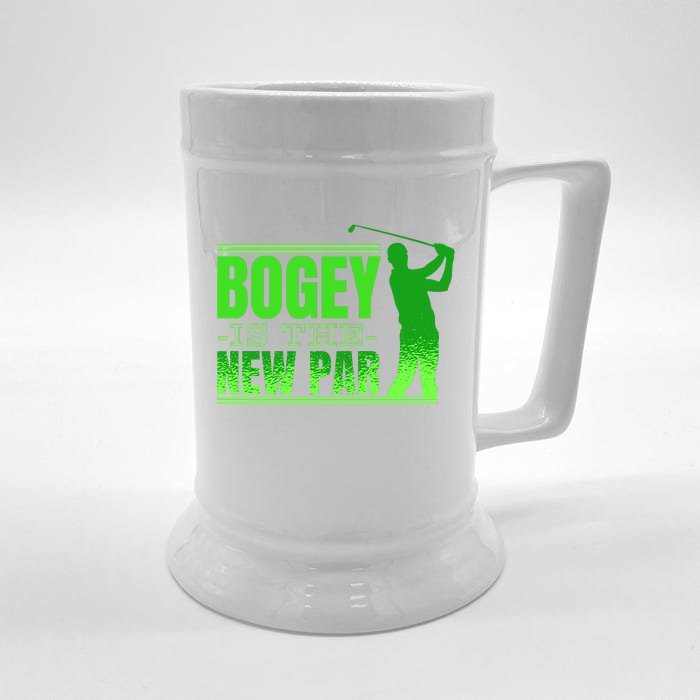 Bogey Is The New Par Funny Golfer Golf Golfing Front & Back Beer Stein