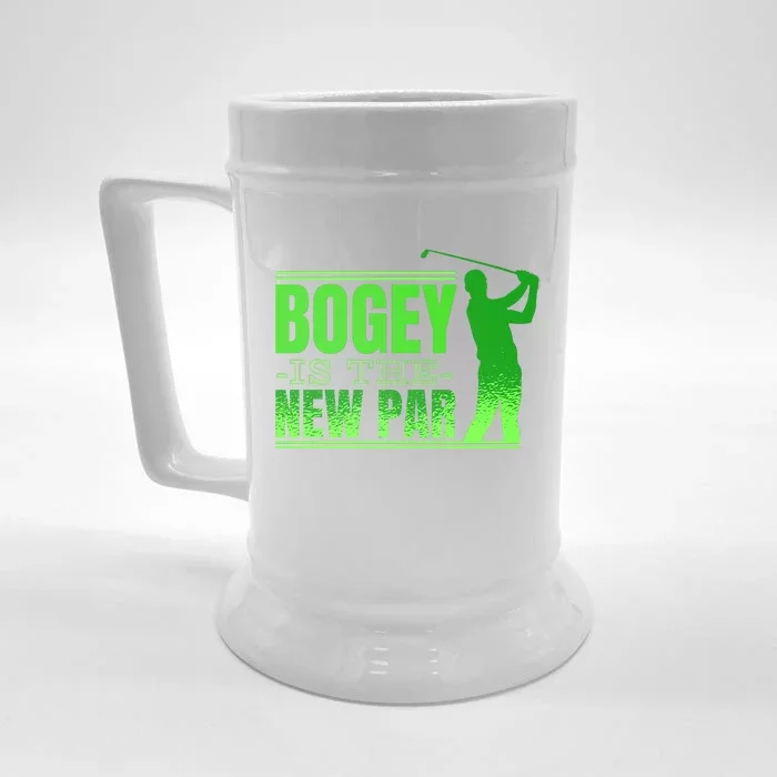 Bogey Is The New Par Funny Golfer Golf Golfing Front & Back Beer Stein