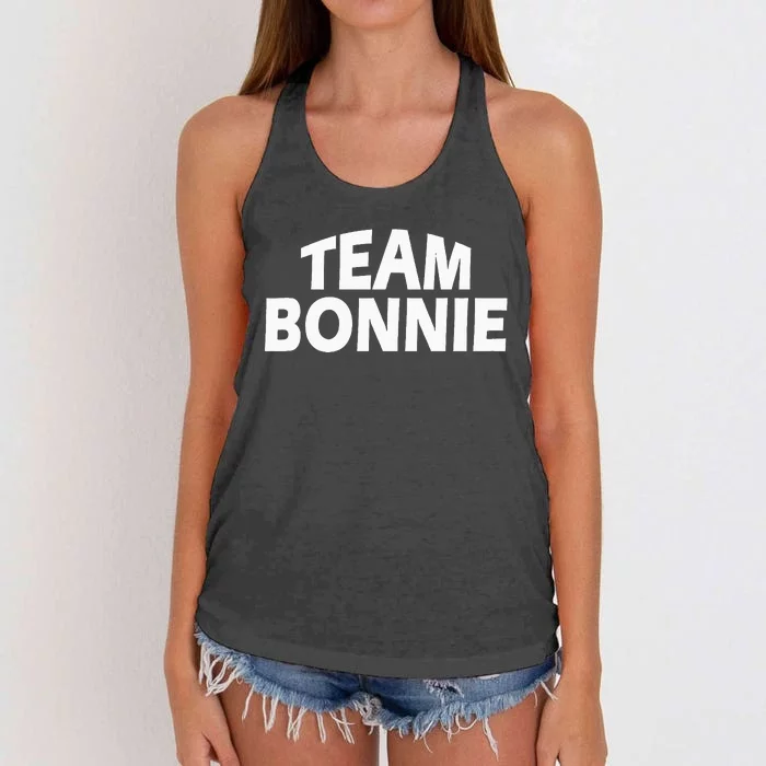 Bonnie Is The Name Funny Team Bonnie Women's Knotted Racerback Tank