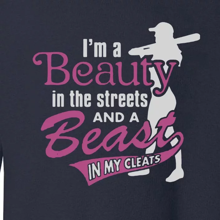 Beast In The Cleats Toddler Sweatshirt