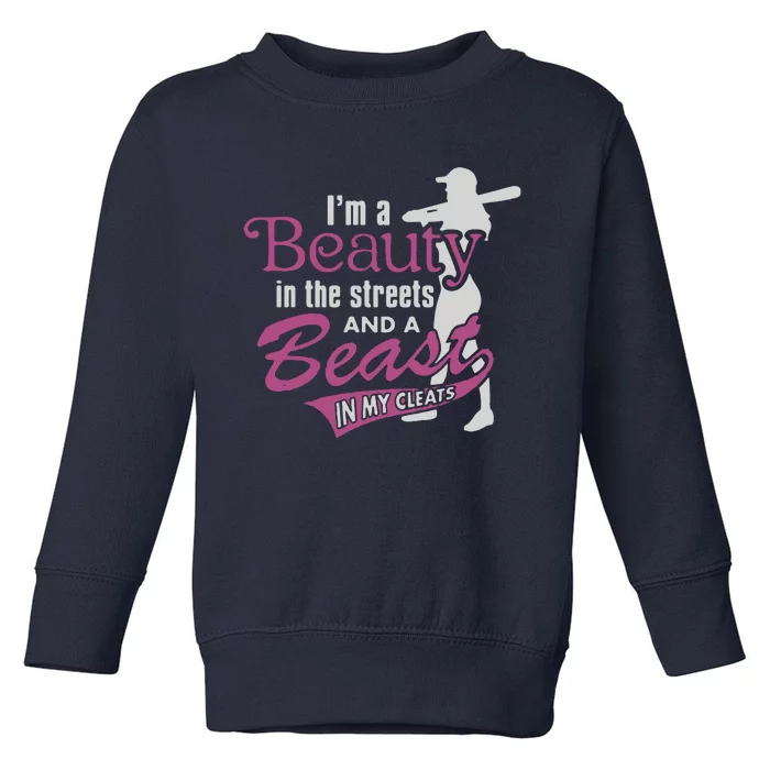 Beast In The Cleats Toddler Sweatshirt