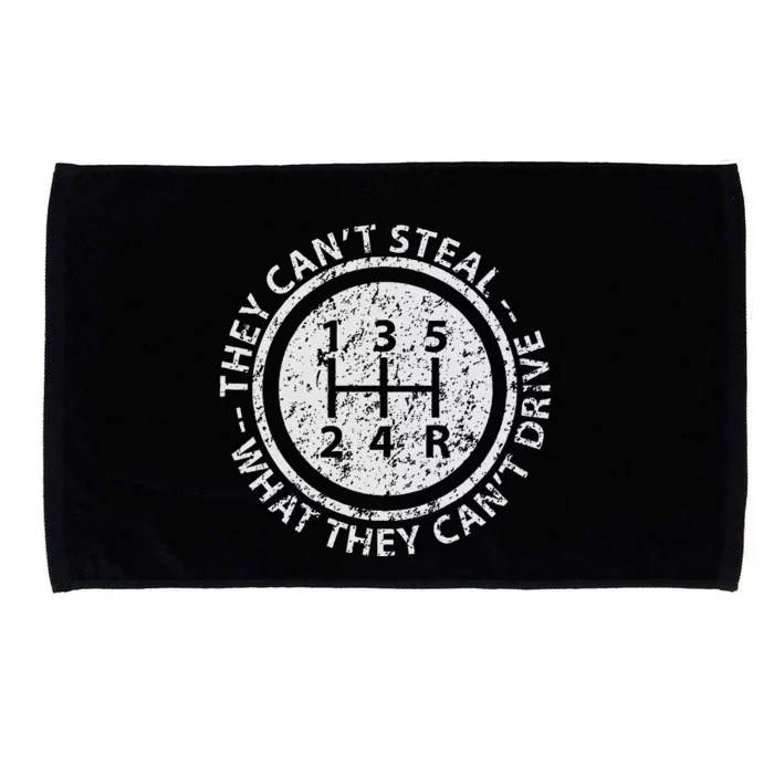 Built In Theft Protection Funny Stick Shift Manual Car Microfiber Hand Towel