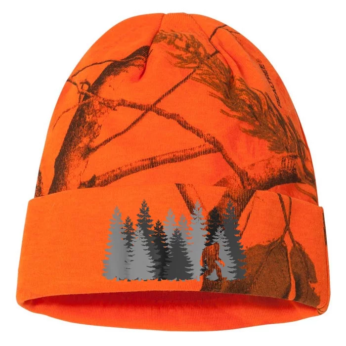 Bigfoot In The Forest Sasquatch Yeti Kati - 12in Camo Beanie