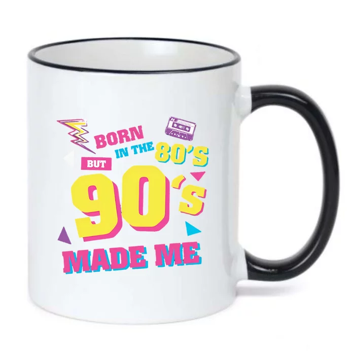 Born In The 80s But 90s Made Me Cassette Tape Black Color Changing Mug