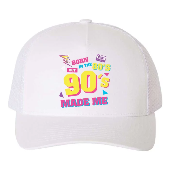 Born In The 80s But 90s Made Me Cassette Tape Yupoong Adult 5-Panel Trucker Hat