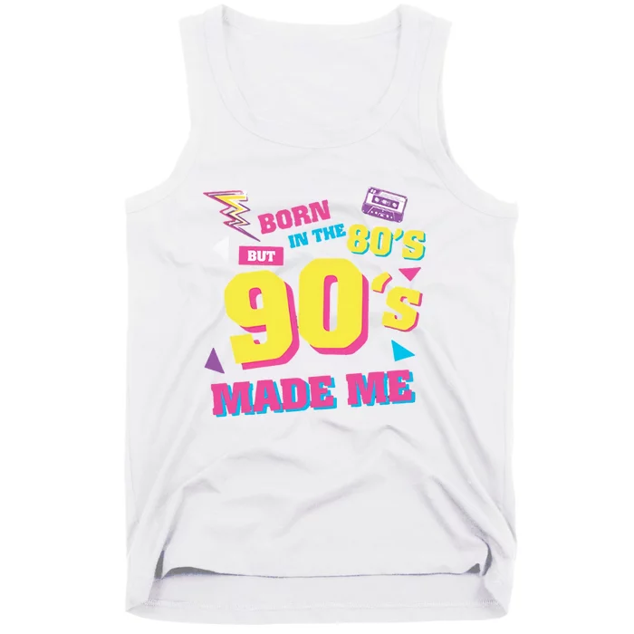 Born In The 80s But 90s Made Me Cassette Tape Tank Top