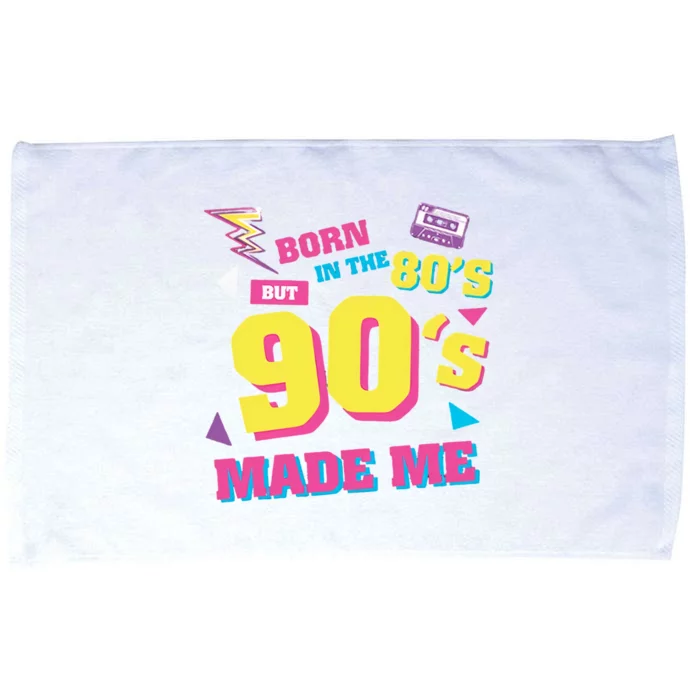 Born In The 80s But 90s Made Me Cassette Tape Microfiber Hand Towel