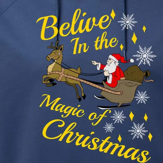 Believe In The Magic Of Christmas Performance Fleece Hoodie