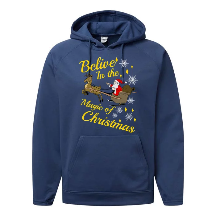 Believe In The Magic Of Christmas Performance Fleece Hoodie