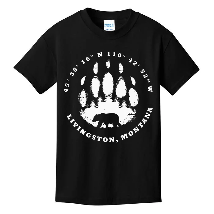 Bear in the Forest Hiking Outdoor Clothing Kids T-Shirt