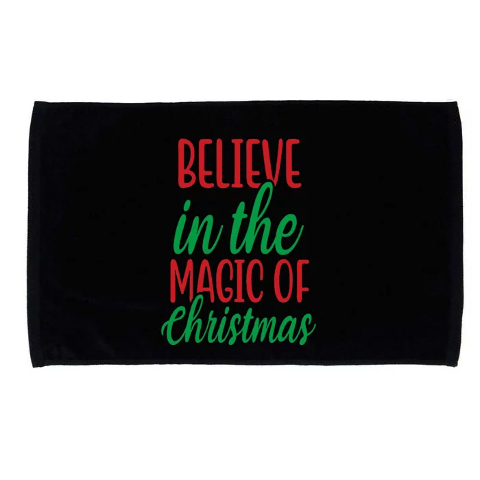 Believe In The Magic Of Christmas Pajama Cool Xmas Holiday Microfiber Hand Towel