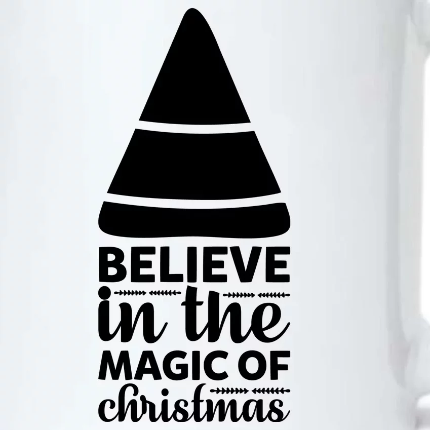 Believe In The Magic Of Christmas Black Color Changing Mug