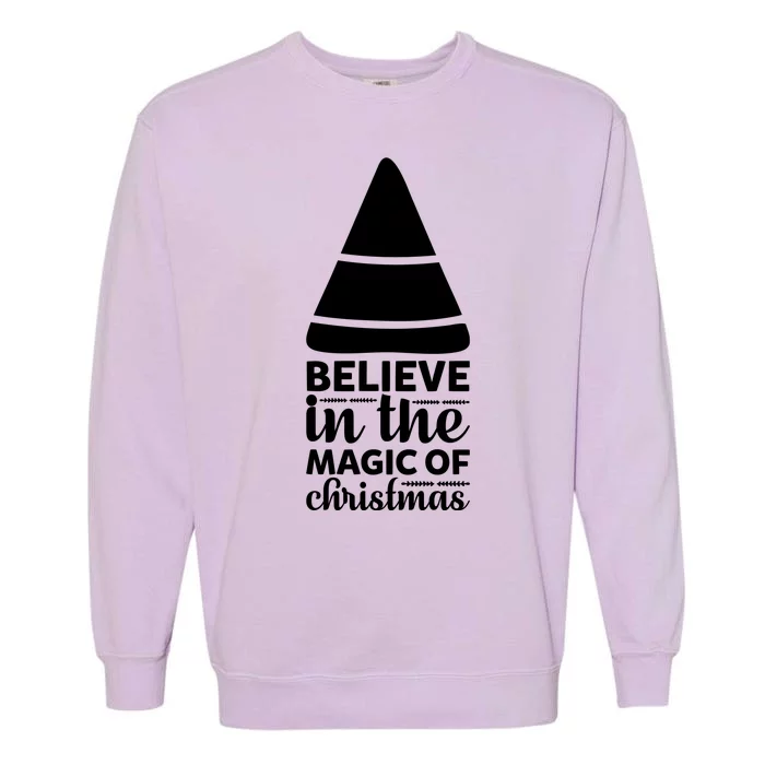 Believe In The Magic Of Christmas Garment-Dyed Sweatshirt