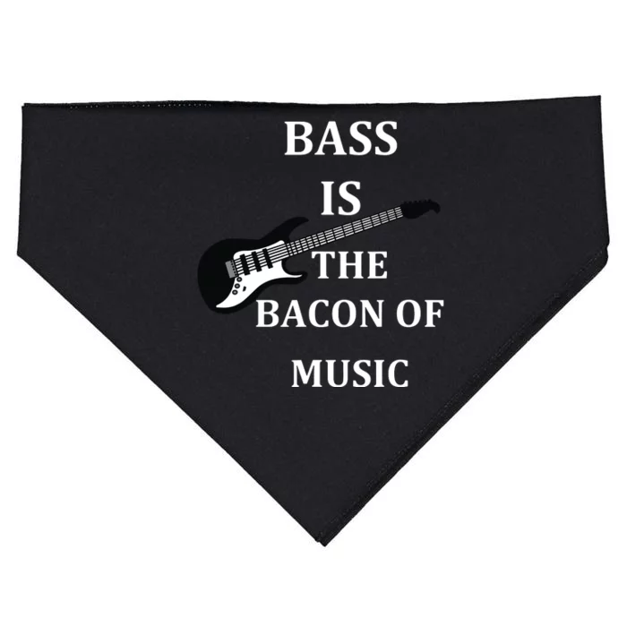 Bass Is The Bacon Of Music Bass Players USA-Made Doggie Bandana