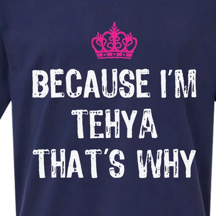 Because IM Tehya ThatS Why Sueded Cloud Jersey T-Shirt