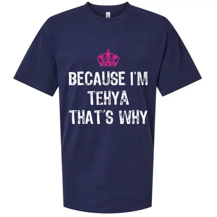 Because IM Tehya ThatS Why Sueded Cloud Jersey T-Shirt