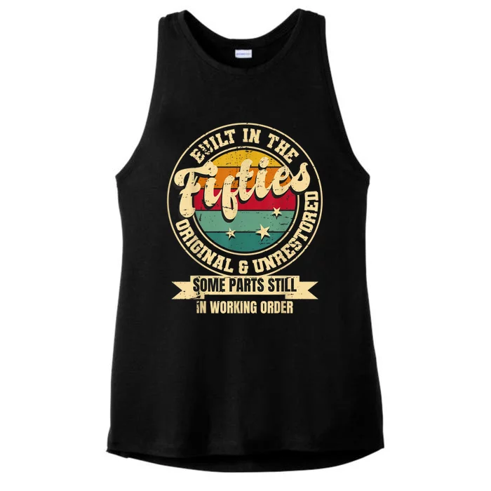 Built In The fifties Original Unrestored 50th Birthday M.e.n.s Ladies Tri-Blend Wicking Tank