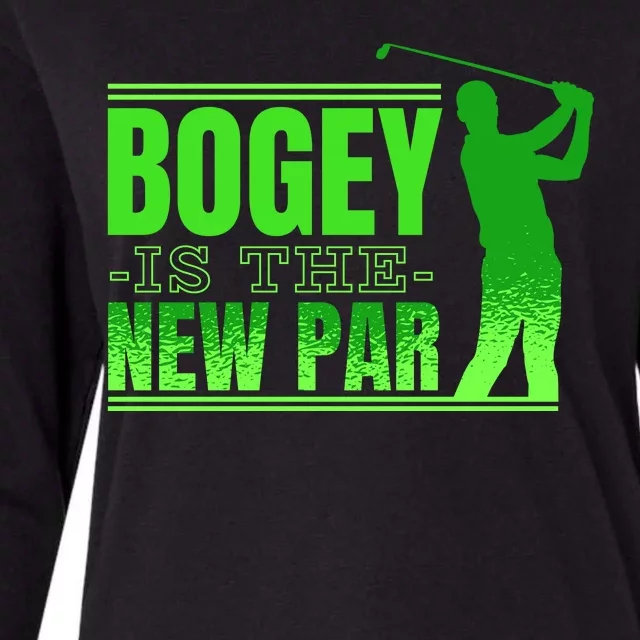 Bogey Is The New Par Golf Womens Cotton Relaxed Long Sleeve T-Shirt