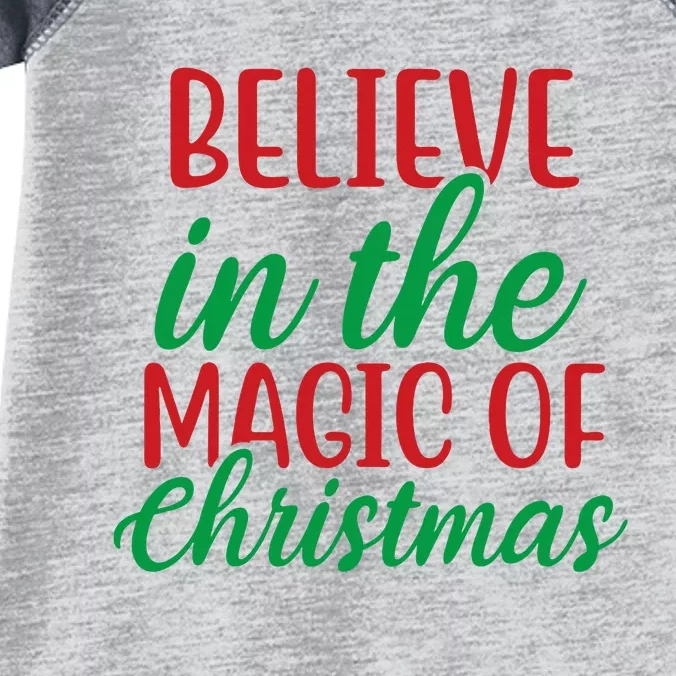 Believe In The Magic Of Christmas Pajama Infant Baby Jersey Bodysuit