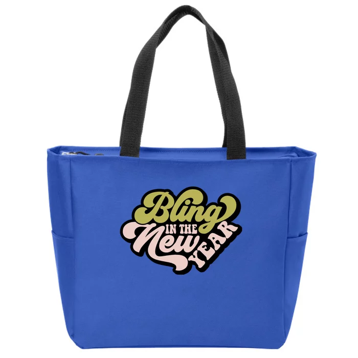 Bling In The New Year Zip Tote Bag