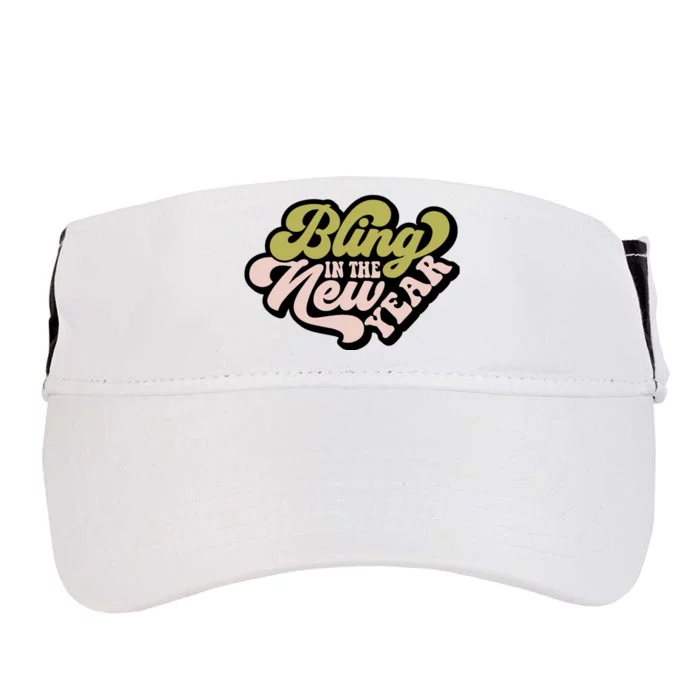 Bling In The New Year Adult Drive Performance Visor