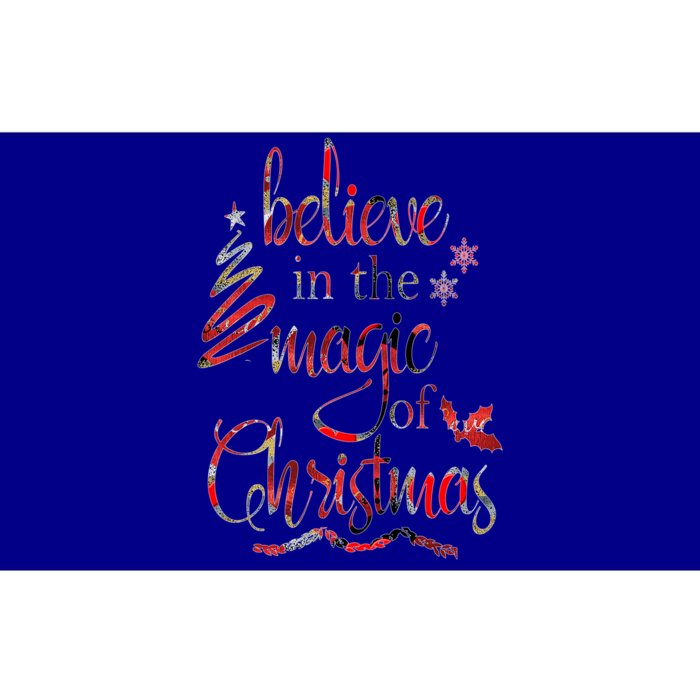 Believe In The Magic Of Christmas Gift Bumper Sticker