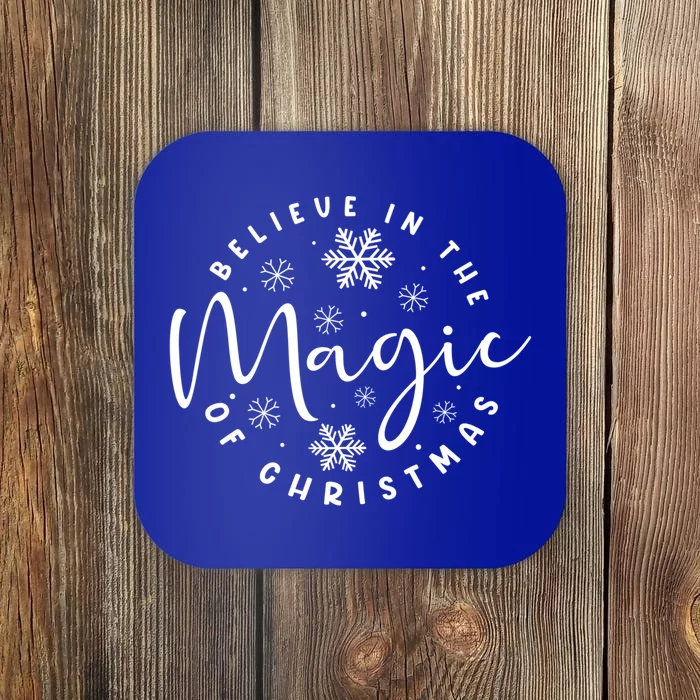 Believe In The Magic Of Christmas Cool Gift Coaster