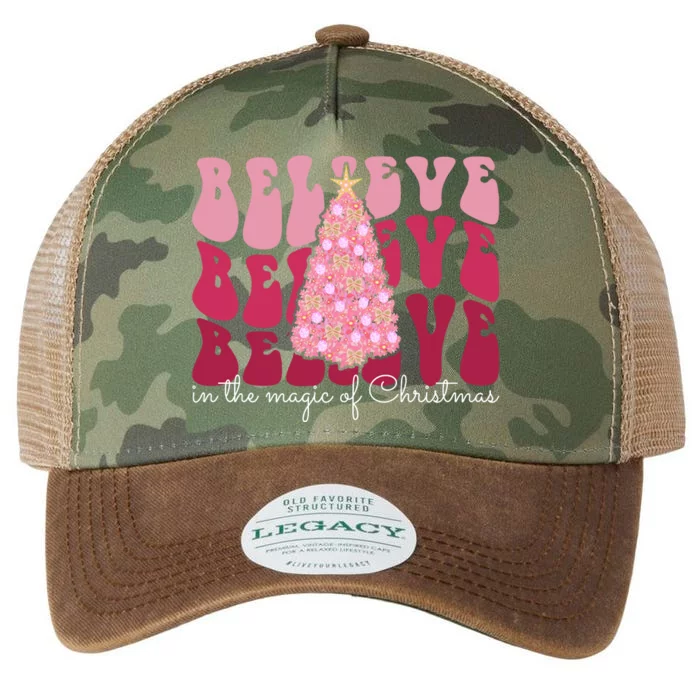 Believe Im The Magic Of Christmas Retro Holiday Legacy Tie Dye Trucker Hat