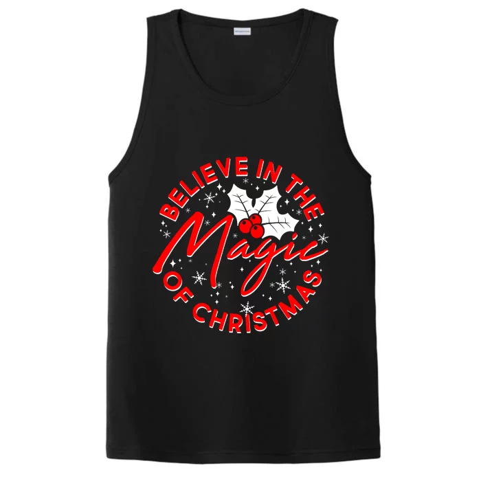 Believe In The Magic Of Christmas Performance Tank