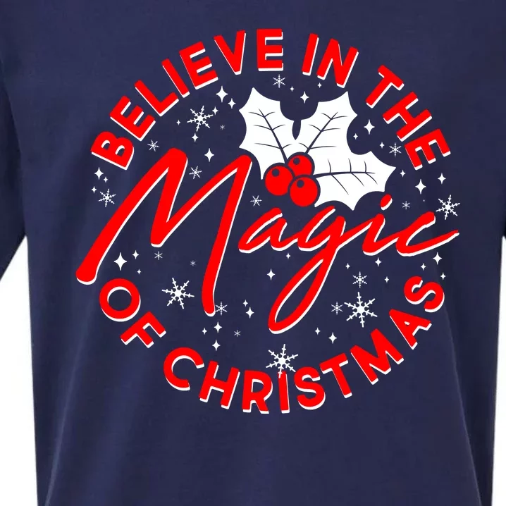 Believe In The Magic Of Christmas Sueded Cloud Jersey T-Shirt