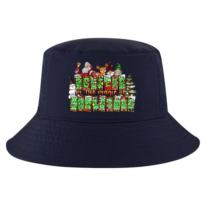 Believe In The Magic Of Christmas Miracle Christmas Tees Gift Cool Comfort Performance Bucket Hat