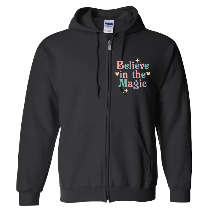 Believe In The Magic Full Zip Hoodie