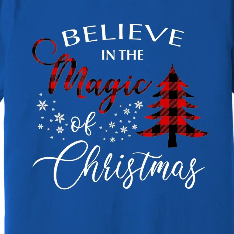 Believe In The Magic Of Christmas Gift Premium T-Shirt