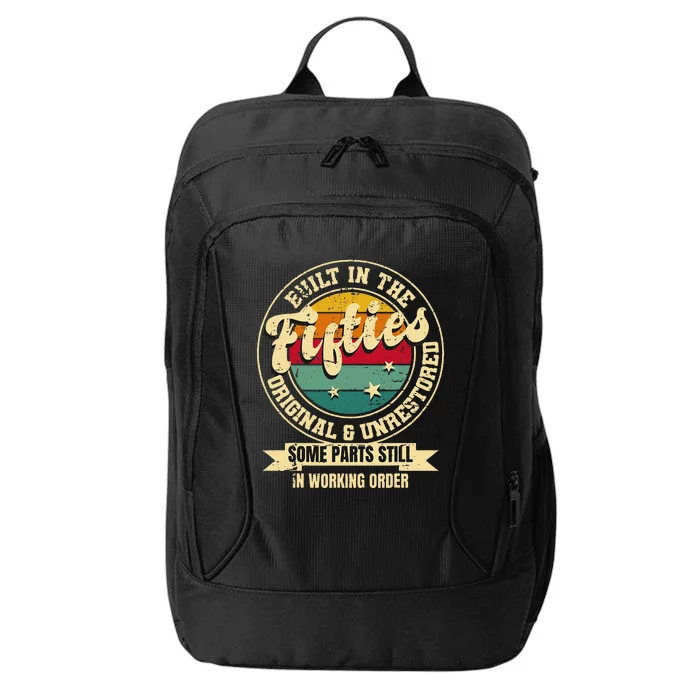 Built In The Fifties Original Unrestored 50th Birthday Men City Backpack