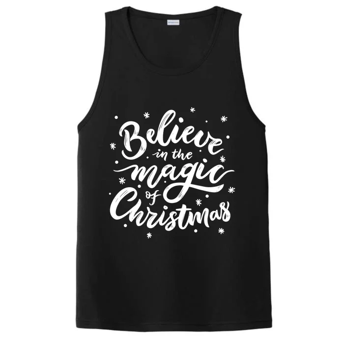 Believe In The Magic Of Christmas Performance Tank